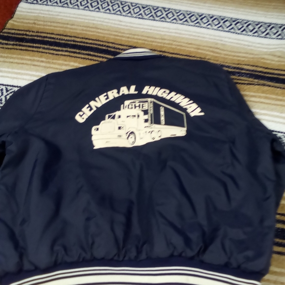 VINTAGE TRUCKER JACKET GENERAL HIGHWAY - Picture 6 of 12